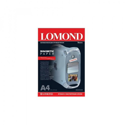 Фотобумага Lomond 2020346 A4/660г/м2/2л./белый матовое/магнитный слой для струйной печати