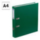 Папка с арочным механизмом 50мм, пвх/бумага, зеленая, карман на корешке, OfficeSpace