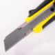 Нож универсальный 18 мм BRAUBERG, роликовый фиксатор, резиновые вставки, блистер, 235402