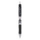 Ручка гелевая автоматическая Deli EQ10420 Mate 0.5мм резин. манжета резиновая манжета прозрачный черные чернила