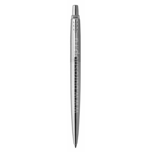 Ручка гелевая черная Parker Jotter Core K694 (2020646) Stainless Steel CT 0.7мм подар.кор.