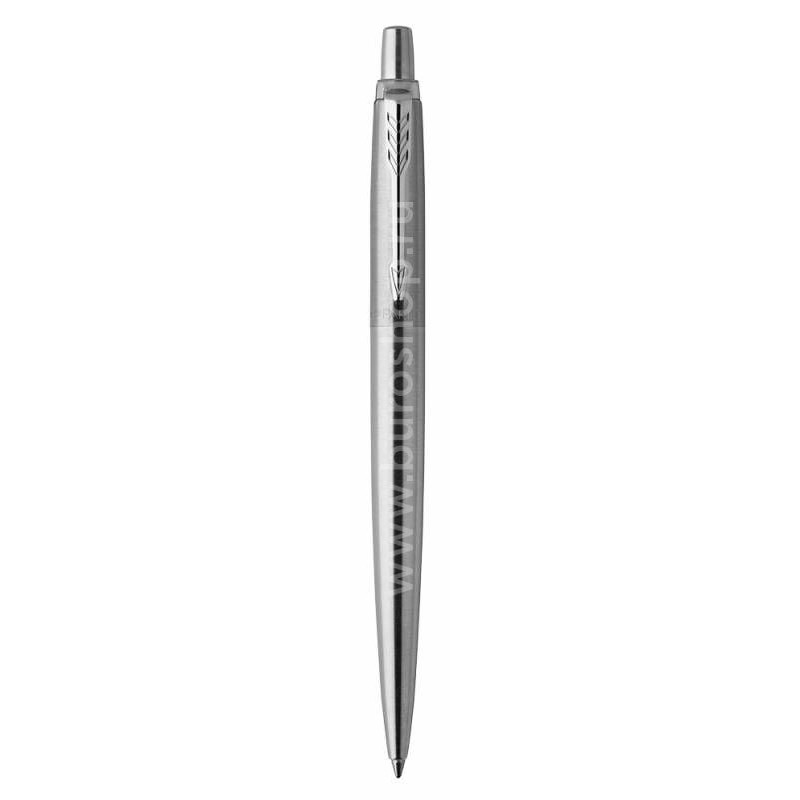 Ручка гелевая черная Parker Jotter Core K694 (2020646) Stainless Steel CT 0.7мм подар.кор.