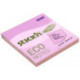 Самоклеящийся блок HOPAX 76x76 мм пастель розовый 100 листов Stick`n ECO СПЕЦ