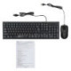 Клавиатура + мышь Oklick 630M черный USB