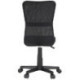 Кресло оператора Helmi HL-M06 "Compact", ткань, спинка сетка черная/сиденье TW черная, без подлокотников