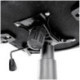 Кресло оператора Helmi HL-M09 "Instance", ткань/сетка черная, механизм качания, хром