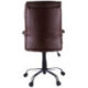 Кресло руководителя Helmi HL-E03 "Accept", экокожа коричневая