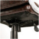 Кресло руководителя Helmi HL-E09 "Capital", экокожа коричневая