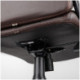 Кресло руководителя Helmi HL-E80 "Ornament", экокожа коричневая, мягкий подлокотник