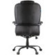 Кресло руководителя Helmi HL-ES01 "Extra Strong" повышенной прочности, экокожа черная, до 200кг