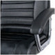 Кресло руководителя Helmi HL-E04 "Split", экокожа черная, хром, механизм качания