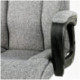 Кресло руководителя Helmi HL-E23 "Canvas", ткань серая