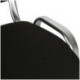 Стул Helmi HL-F01 "Изо", каркас хром, обивка ткань черная