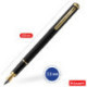 Ручка перьевая Luxor "Marvel" синяя, 0,8мм, корпус черный/золото