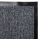 Коврик входной ворсовый влаго-грязезащитный 40х60х7 см, ребристый серый