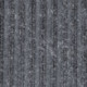 Коврик входной ворсовый влаго-грязезащитный 60х90х7 см, ребристый серый