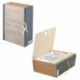 Короб архивный STAFF, 12 см, переплетный картон, корешок - бумвинил, 2 х/б завязки, до 1000 л., 126903