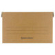 Короб архивный "Делопроизводство", 29,5х48х32,5 см, откидная крышка, картон, бурый
