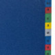 Разделитель пластиковый BRAUBERG, А4, 20 листов, алфавитный А-Я, оглавление, цветной, Россия, 225615