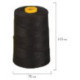 Нить лавсановая для прошивки документов BRAUBERG, диаметр 1,5 мм, длина 500 м, черная, ЛШ 460ч, 603772