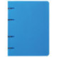 Тетрадь на кольцах А5 80 листов,клетка, обложка пластик,голубая  BRAUBERG, 160х205 мм,