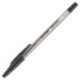 Ручка шариковая черная, 0,35 мм, 0,7 мм, тонированный черный, STAFF AA-927