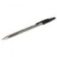 Ручка шариковая черная, 0,35 мм, 0,7 мм, тонированный черный, STAFF AA-927