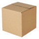 Короб картонный, длина 200 х ширина 200 х высота 200 мм, марка Т24, профиль В, FEFCO 0201 / ГОСТ, исполнение А