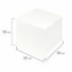 Блок для записей STAFF проклеенный, куб 9х9х9 см, белый, белизна 90-92%, 129204