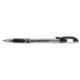 Ручка гелевая Cello FLO Gel 0,5 мм черная с резиновой манжеткой с европодвесом
