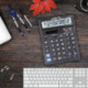 Калькулятор настольный STAFF STF-777, 12-разрядов, 210x165х30 мм, двойное питание, проценты, наценка