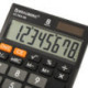 Калькулятор настольный BRAUBERG ULTRA-08-BK, КОМПАКТНЫЙ (154x115 мм), 8 разрядов, двойное питание, ЧЕРНЫЙ, 250507