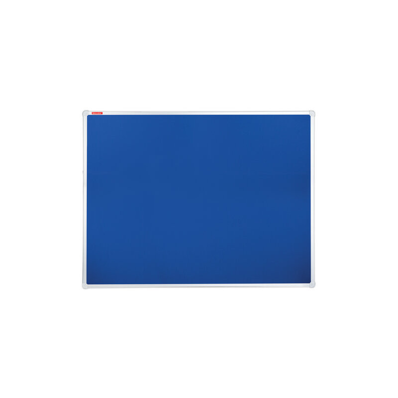 Доска c текстильным покрытием для объявлений 90х120 см синяя, ГАРАНТИЯ 10 ЛЕТ, РОССИЯ, BRAUBERG, 231701