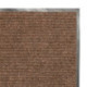 Коврик входной ворсовый влаго-грязезащитный 120х150х7 см, ребристый, коричневый