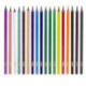 Карандаши цветные ПИФАГОР "СКАЗОЧНЫЙ ГОРОД", 18 цветов, черный пластик, заточенные