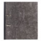 Папка с арочным механизмом 80 мм, бумага/бумага, черный мрамор, металл уголок, BRAUBERG, фактура стандарт, 220987