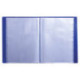 Папка 60 вкладышей BRAUBERG стандарт, синяя, 0,8 мм, 221605