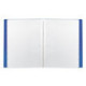 Папка с 60 прозрачными вкладышами, А4, пластик 0,6 мм, BRAUBERG Office синяя