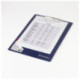 Доска-планшет BRAUBERG "Contract", плотная, с верхним зажимом, А4, 313х225 мм, пластик, синяя, 1,5 мм, 223490