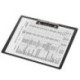 Папка-планшет горизонтальная BRAUBERG "NUMBER ONE A4", с прижимом, 31,8х22,8 см, черная, 232223