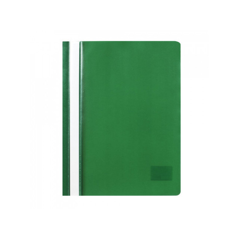 Скоросшиватель пластиковый STAFF, А4, 100/120 мкм, зеленый