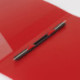 Папка с пружинным скоросшивателем и внутренним карманом BRAUBERG "Contract", красная, до 100 л., 0,7 мм, 221783