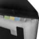 Папка-портфель BRAUBERG, А4, 332х245х35 мм, диагональная фактура, 13 отделений, пластиковый индекс, черный, 221375
