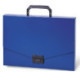 Портфель пластиковый BRAUBERG "Energy", А4, 256х330 мм, без отделений, синий, 222082