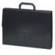 Портфель пластиковый BRAUBERG "Energy", А4, 256х330 мм, 6 отделений, черный, 221204