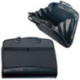 Портфель-сумка пластиковый BRAUBERG, А4+, 375х305х60 мм, на молнии, бизнес-класс, 4 отделения, 2 кармана, черный, 225169