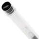 Ручка гелевая STAFF, корпус прозрачный, узел 0,5 мм, линия 0,35 мм, резиновый упор, черная, 141823