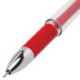 Ручка гелевая BRAUBERG Geller  игольчатый узел 0,5 мм, линия 0,35 мм, резиновый упор, красная,