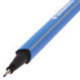 Ручка капиллярная BRAUBERG "Aero" трехгранная металлический наконечник 0,4 мм голубая 142259