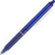 Ручка стирающаяся гелевая автоматическая Pilot Frixion Clicker синяя с резиновой манжеткой 0,4 мм